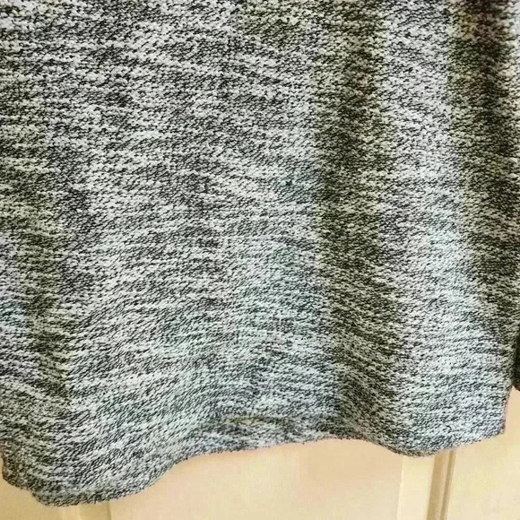 701. Merona cowl neck long sleeve tunic heather marled gray sweater - Picture 4 of 6